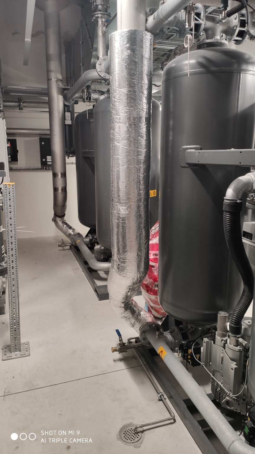 Insulation and cladding 4